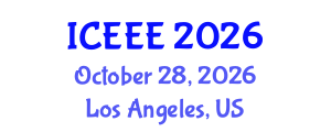 International Conference on Ecological and Environmental Engineering (ICEEE) October 28, 2026 - Los Angeles, United States