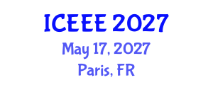 International Conference on Ecological and Environmental Engineering (ICEEE) May 17, 2027 - Paris, France International Conference on Ecological and Environmental Engineering (ICEEE) May 17, 2027 - Paris, France