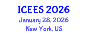 International Conference on Ecological and Environmental Safety (ICEES) January 28, 2026 - New York, United States