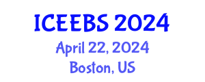 International Conference on Ecological, Environmental and Biological Sciences (ICEEBS) April 22, 2024 - Boston, United States