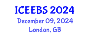 International Conference on Ecological, Environmental and Biological Sciences (ICEEBS) December 09, 2024 - London, United Kingdom