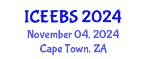 International Conference on Ecological, Environmental and Biological Sciences (ICEEBS) November 04, 2024 - Cape Town, South Africa