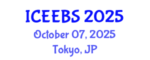 International Conference on Ecological, Environmental and Biological Sciences (ICEEBS) October 07, 2025 - Tokyo, Japan