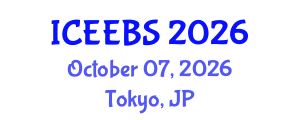 International Conference on Ecological, Environmental and Biological Sciences (ICEEBS) October 07, 2026 - Tokyo, Japan