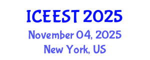 International Conference on Ecological, Environmental Science and Technology (ICEEST) November 04, 2025 - New York, United States