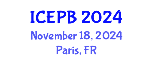 International Conference on Ecological Psychology and Behavior (ICEPB) November 18, 2024 - Paris, France