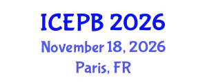 International Conference on Ecological Psychology and Behavior (ICEPB) November 18, 2026 - Paris, France