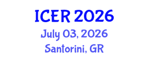 International Conference on Ecological Restoration (ICER) July 03, 2026 - Santorini, Greece International Conference on Ecological Restoration (ICER) July 03, 2026 - Santorini, Greece