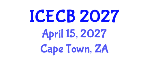 International Conference on Ecology and Conservation Biology (ICECB) April 15, 2027 - Cape Town, South Africa International Conference on Ecology and Conservation Biology (ICECB) April 15, 2027 - Cape Town, South Africa