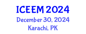 International Conference on Ecology and Ecological Modeling (ICEEM) December 30, 2024 - Karachi, Pakistan
