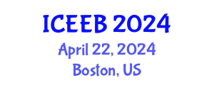 International Conference on Ecology and Environmental Biology (ICEEB) April 22, 2024 - Boston, United States