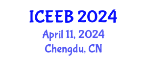 International Conference on Ecology and Environmental Biology (ICEEB) April 11, 2024 - Chengdu, China