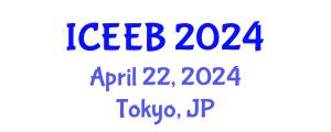 International Conference on Ecology and Environmental Biology (ICEEB) April 22, 2024 - Tokyo, Japan