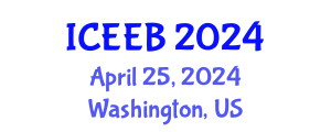 International Conference on Ecology and Environmental Biology (ICEEB) April 25, 2024 - Washington, United States
