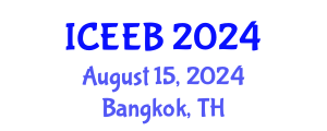 International Conference on Ecology and Environmental Biology (ICEEB) August 15, 2024 - Bangkok, Thailand