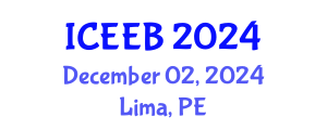 International Conference on Ecology and Environmental Biology (ICEEB) December 02, 2024 - Lima, Peru
