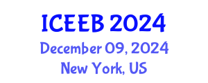 International Conference on Ecology and Environmental Biology (ICEEB) December 09, 2024 - New York, United States