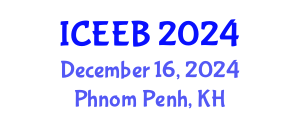 International Conference on Ecology and Environmental Biology (ICEEB) December 16, 2024 - Phnom Penh, Cambodia