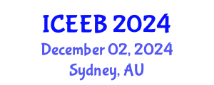International Conference on Ecology and Environmental Biology (ICEEB) December 02, 2024 - Sydney, Australia