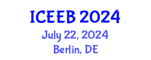 International Conference on Ecology and Environmental Biology (ICEEB) July 22, 2024 - Berlin, Germany