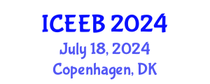 International Conference on Ecology and Environmental Biology (ICEEB) July 18, 2024 - Copenhagen, Denmark