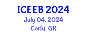 International Conference on Ecology and Environmental Biology (ICEEB) July 04, 2024 - Corfu, Greece