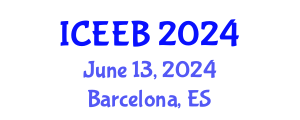 International Conference on Ecology and Environmental Biology (ICEEB) June 13, 2024 - Barcelona, Spain