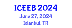 International Conference on Ecology and Environmental Biology (ICEEB) June 27, 2024 - Istanbul, Turkey