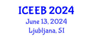 International Conference on Ecology and Environmental Biology (ICEEB) June 13, 2024 - Ljubljana, Slovenia