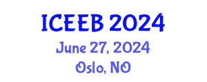International Conference on Ecology and Environmental Biology (ICEEB) June 27, 2024 - Oslo, Norway