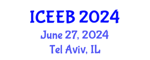 International Conference on Ecology and Environmental Biology (ICEEB) June 27, 2024 - Tel Aviv, Israel