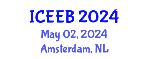 International Conference on Ecology and Environmental Biology (ICEEB) May 02, 2024 - Amsterdam, Netherlands