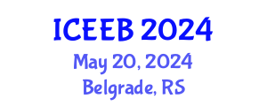 International Conference on Ecology and Environmental Biology (ICEEB) May 20, 2024 - Belgrade, Serbia