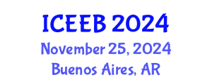International Conference on Ecology and Environmental Biology (ICEEB) November 25, 2024 - Buenos Aires, Argentina