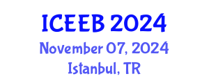 International Conference on Ecology and Environmental Biology (ICEEB) November 07, 2024 - Istanbul, Turkey
