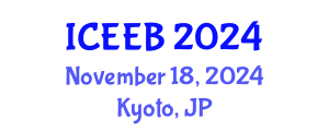 International Conference on Ecology and Environmental Biology (ICEEB) November 18, 2024 - Kyoto, Japan
