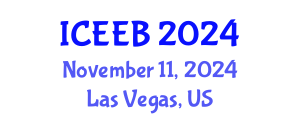 International Conference on Ecology and Environmental Biology (ICEEB) November 11, 2024 - Las Vegas, United States