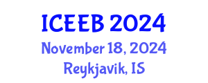 International Conference on Ecology and Environmental Biology (ICEEB) November 18, 2024 - Reykjavik, Iceland