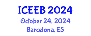 International Conference on Ecology and Environmental Biology (ICEEB) October 24, 2024 - Barcelona, Spain