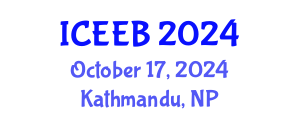 International Conference on Ecology and Environmental Biology (ICEEB) October 17, 2024 - Kathmandu, Nepal