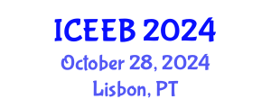 International Conference on Ecology and Environmental Biology (ICEEB) October 28, 2024 - Lisbon, Portugal