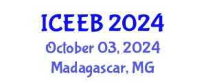 International Conference on Ecology and Environmental Biology (ICEEB) October 03, 2024 - Madagascar, Madagascar