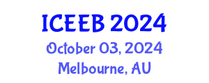 International Conference on Ecology and Environmental Biology (ICEEB) October 03, 2024 - Melbourne, Australia