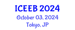International Conference on Ecology and Environmental Biology (ICEEB) October 03, 2024 - Tokyo, Japan