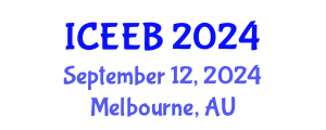 International Conference on Ecology and Environmental Biology (ICEEB) September 12, 2024 - Melbourne, Australia