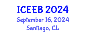 International Conference on Ecology and Environmental Biology (ICEEB) September 16, 2024 - Santiago, Chile
