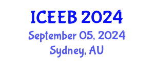 International Conference on Ecology and Environmental Biology (ICEEB) September 05, 2024 - Sydney, Australia