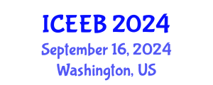 International Conference on Ecology and Environmental Biology (ICEEB) September 16, 2024 - Washington, United States