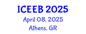 International Conference on Ecology and Environmental Biology (ICEEB) April 08, 2025 - Athens, Greece