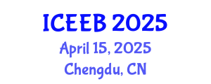 International Conference on Ecology and Environmental Biology (ICEEB) April 15, 2025 - Chengdu, China